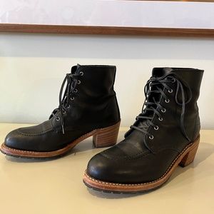Red Wing Heritage Women's Clara Boot 3405 Size 9 in Black Boundary Leather